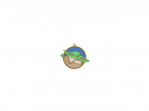 baby yoda 2 3D 프린트 모델