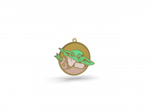 baby yoda 2 3D 프린트 모델