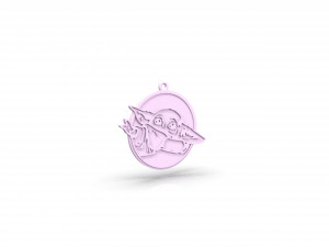 baby yoda 2 3D 프린트 모델
