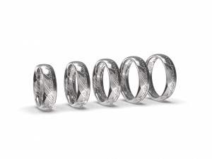 5 variants of rings from the movie lord of the rings Modello di stampa 3D