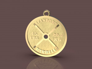 barbell standart pendant Modèles 3D en vedette