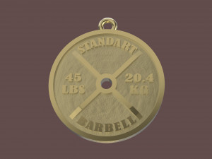 barbell standart pendant Modèles 3D en vedette