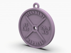 barbell standart pendant Modèles 3D en vedette