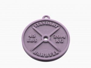barbell standart pendant Modèles 3D en vedette