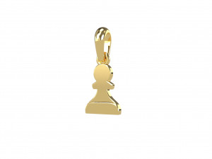 pawn pendant and earrings chess set Modèle 3D