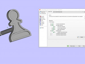 pawn pendant and earrings chess set Modèle 3D