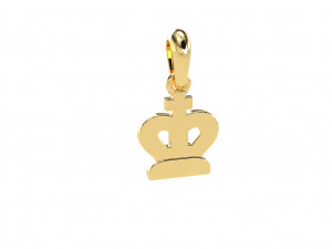 king pendants and earrings chess set Modèle 3D