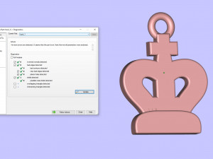 king pendants and earrings chess set Modèle 3D