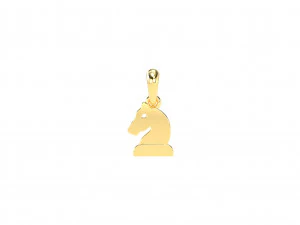 knight pendant and earrings chess set 3D Model
