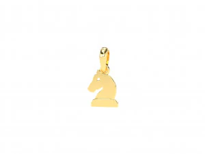knight pendant and earrings chess set 3D Model