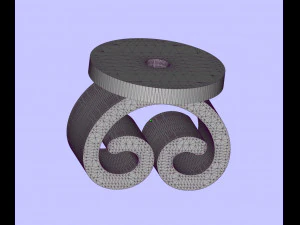 白嘴鸦吊坠和耳环国际象棋套装 3D 模型