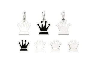 皇后吊坠和耳环国际象棋套装 3D 模型