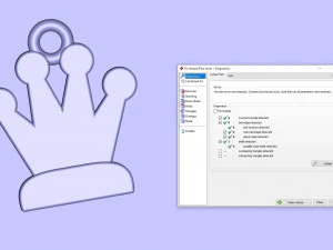 皇后吊坠和耳环国际象棋套装 3D 模型