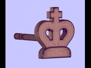 chess pendants and earrings set 3d print models 3D Model