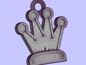 chess pendants and earrings set 3d print models 3D Model