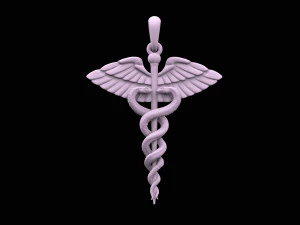 新杖吊坠 3D 模型