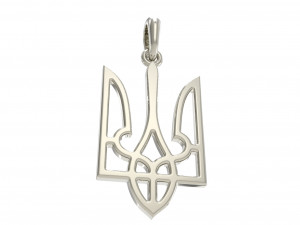 Ukraine coat of arms 3 pendant 3D print model 3D Принт Модель