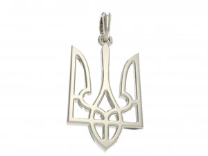 乌克兰国徽 3 吊坠 3D 打印模型 3D 打印模型