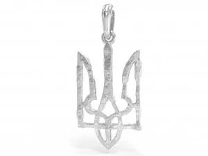 Ukraine coat of arms 4 pendant 3D print model 3D Print Model