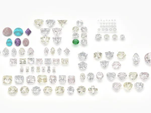 Farklı taşlar kesim seti 77 par&ccedil;a 3D Model