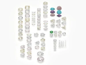 不同宝石切工套装 77 件 3D 模型