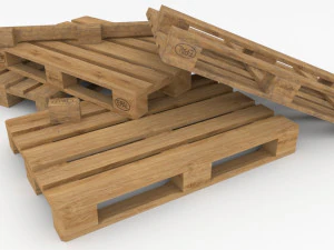 木托盘 3D 模型