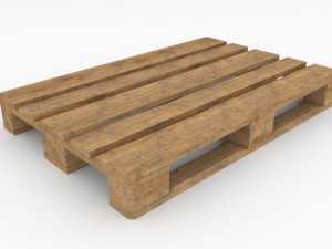 Wooden pallet 3D Модель