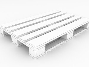 Wooden pallet 3D Модель