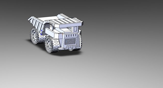 belaz coal quarry machine Modelo 3D .c4d .max .obj .3ds .fbx .stl .blend 