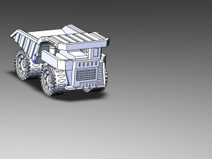 belaz coal quarry machine 3D Model