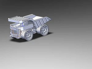 belaz coal quarry machine 3D Model