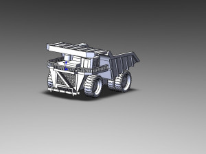 belaz coal quarry machine Modelo 3D