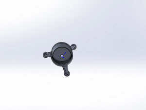 cylinder foam does not fall stand polyurethane foam 3D Модель
