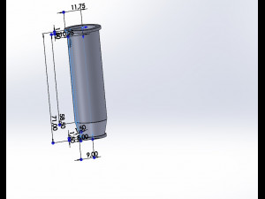 wheelchair bushing wheel 3D-Modell