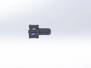 mecanismo do telhado porta superior teto solar peça sobressalente externa Modelo 3D