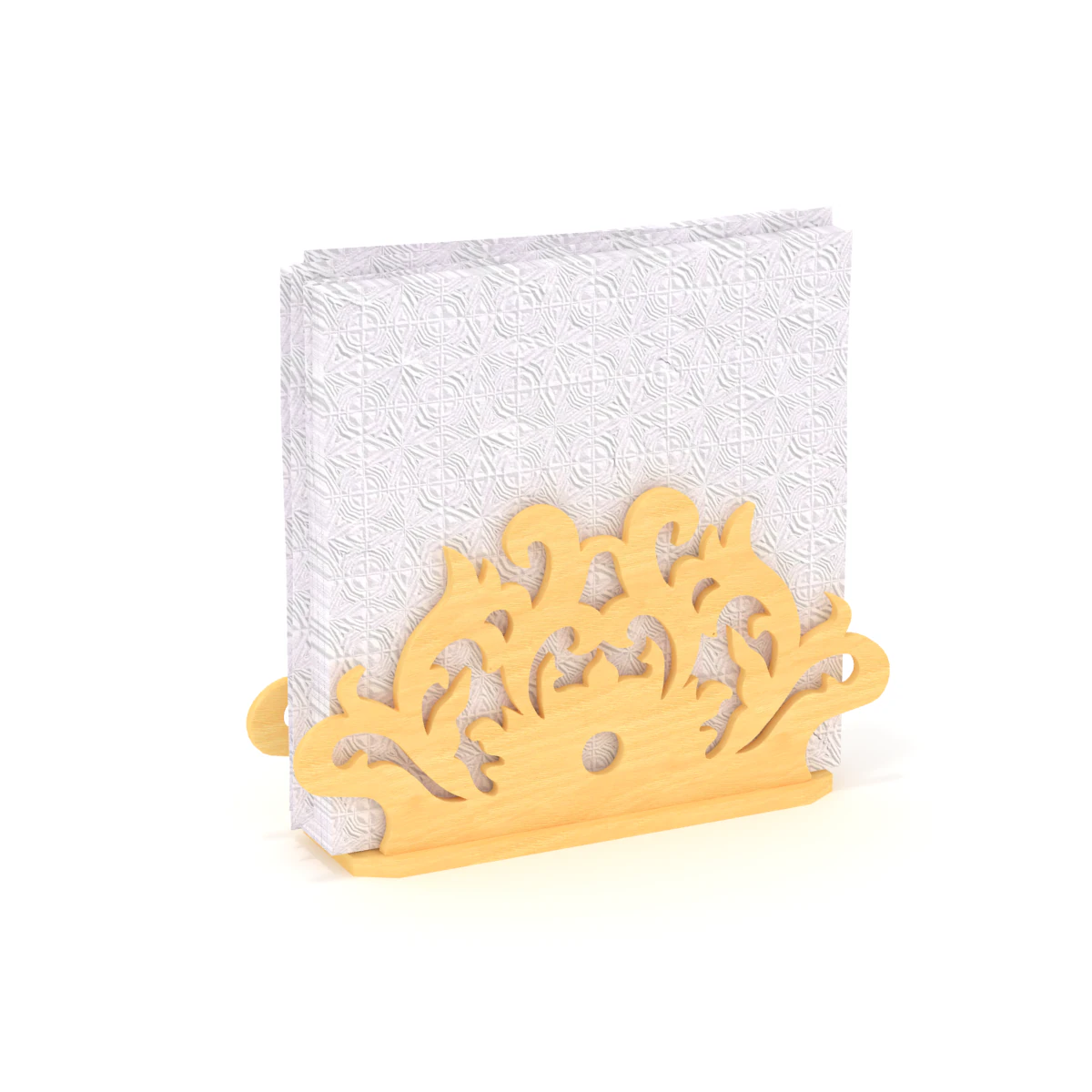 handmade napkin holder 3D Model .c4d .max .obj .3ds .fbx .stl .blend 