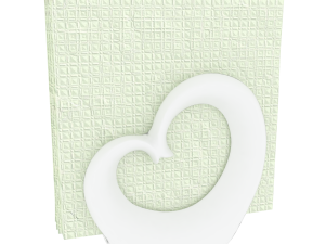 napkin holder heart 3D Model