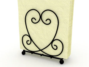 porte-serviette amore Modèle 3D