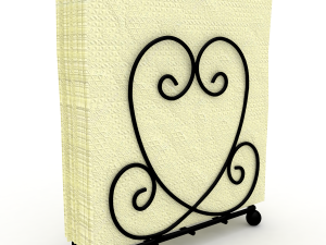 napkin holder amore 3D मॉडल