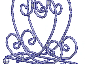 napkin holder amore 3D Model