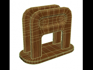 traditional napkin holder 3D Model