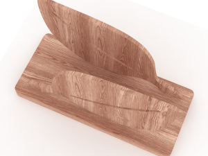 bamboo leaf napkin holder 3D Model