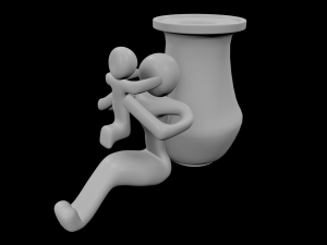 Jarron para mama 3D Print Model