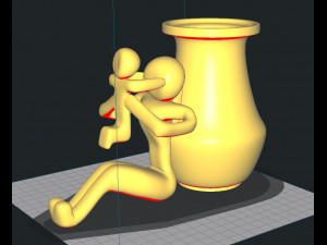 Jarron para mama 3D Print Model