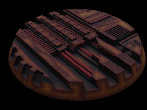 Tech Plant miniature Bases 3D Print Model