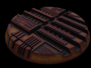 Tech Plant miniature Bases 3D Print Model