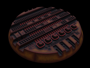 Tech Plant miniature Bases Modelo de impresión 3D