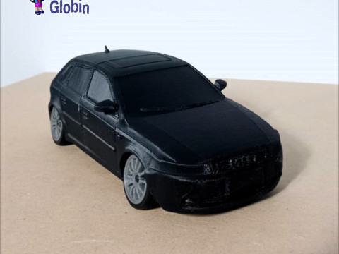 Audi A3 S-Line - Includes Wall Bracket 3D 打印模型