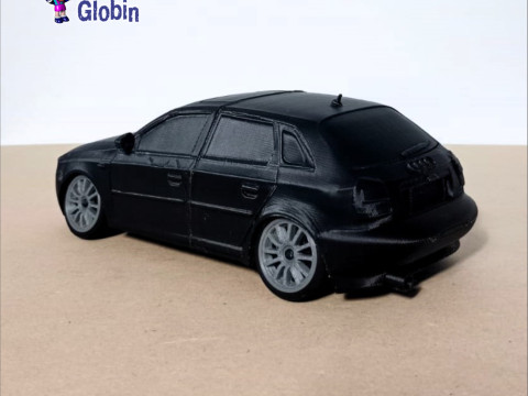 Audi A3 S-Line - Includes Wall Bracket 3D 打印模型