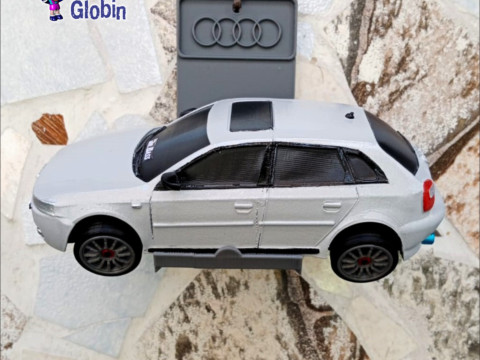 Audi A3 S-Line - Includes Wall Bracket 3D 打印模型